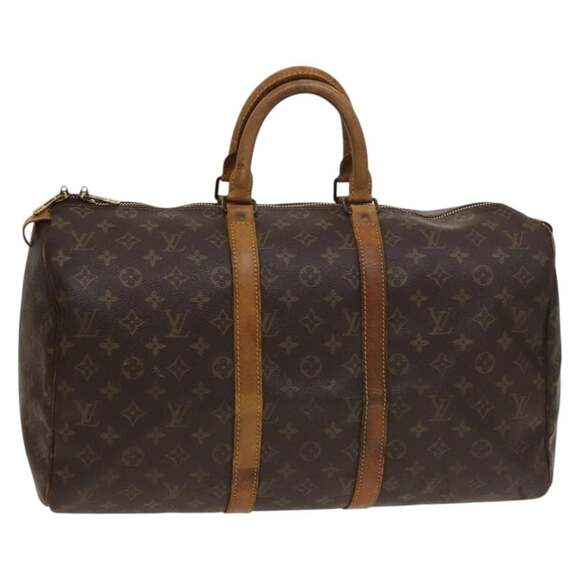Louis Vuitton Handbags - Louis Vuitton Monogram Keepall 45 Travel Bag Brown